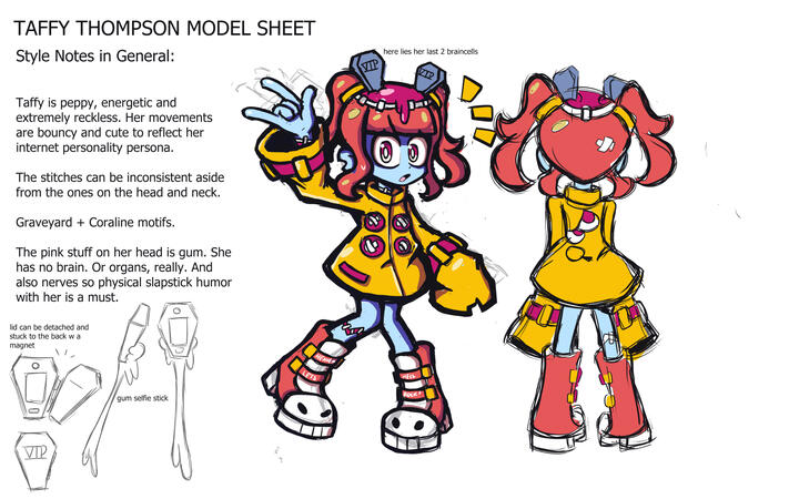 Taffy Model Sheet