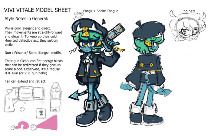 Vivi Model Sheet